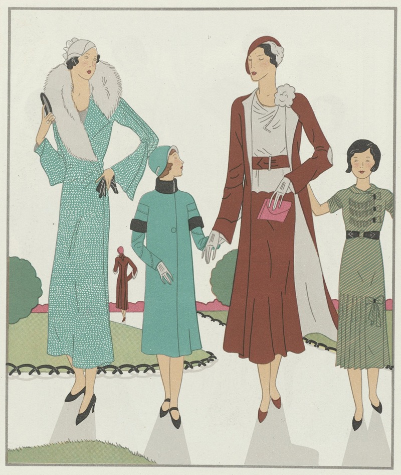 Anonymous - Art – Goût – Beauté, Feuillets de l’ élégance féminine, Novembre 1931, No. 135, 12e Année, p. 22