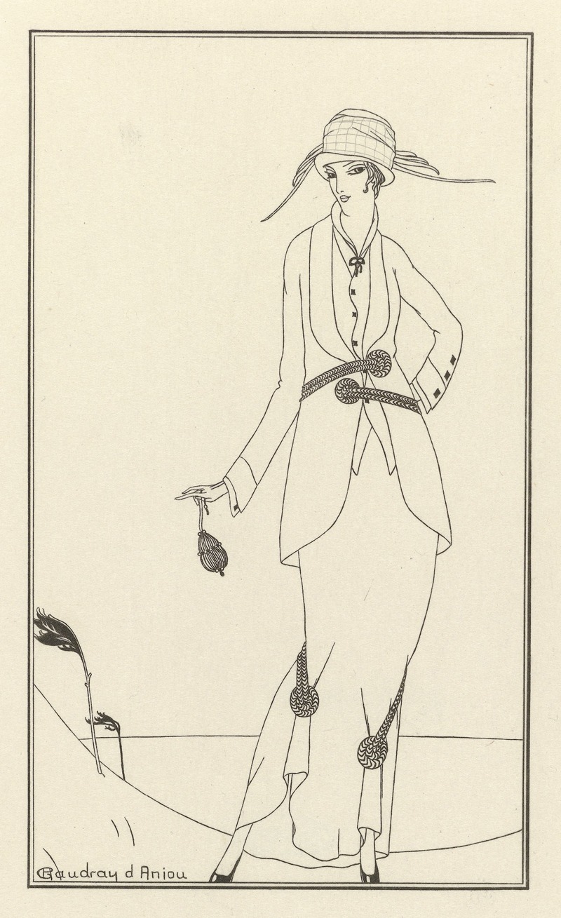 Gaudray d'Anjou - Journal des Dames et des Modes, Costumes Parisiens, 1914, No. 167