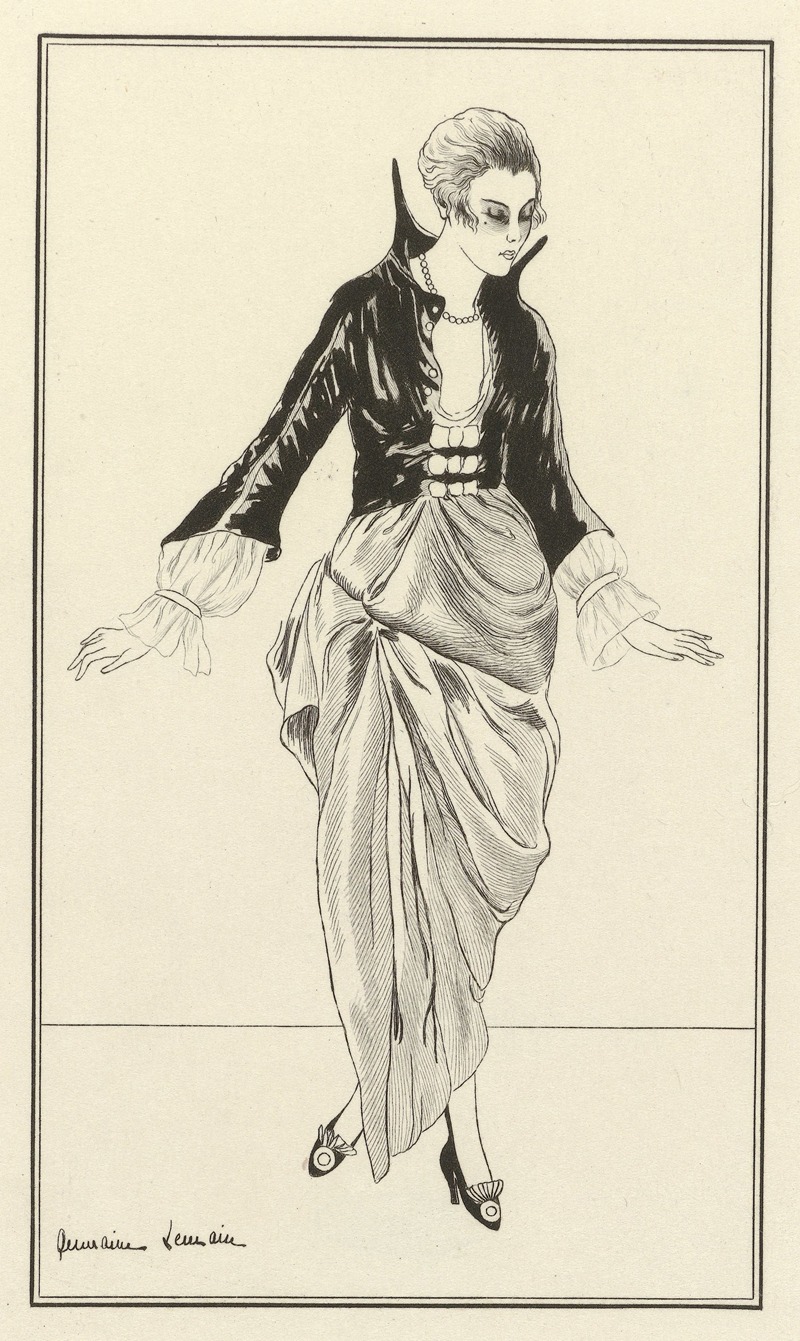 Germaine Leurain - Journal des Dames et des Modes, Costumes Parisiens, 1914, No. 169