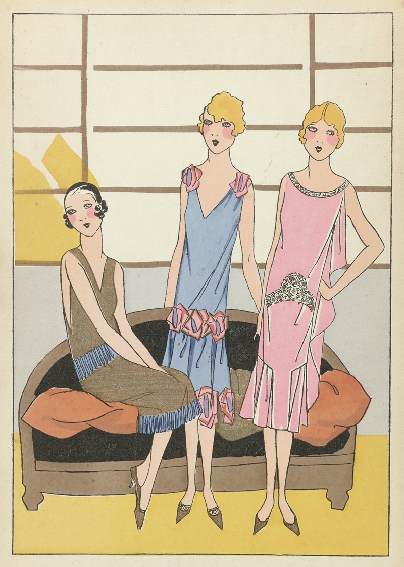G-P. Joumard - Très Parisien, 1925, No. 9; Supplément. EN BATEAU. – Créations Anna