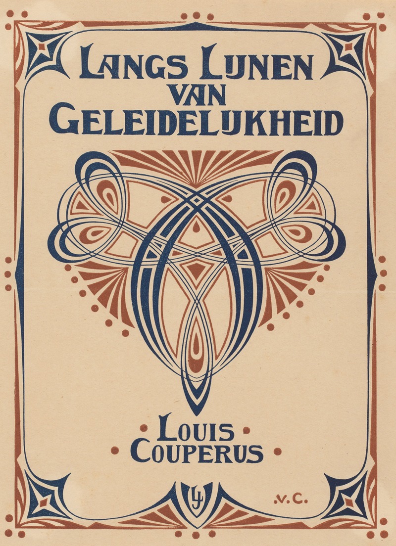 Johann Georg van Caspel - Bandontwerp voor; Louis Couperus, Langs lijnen van geleidelijkheid