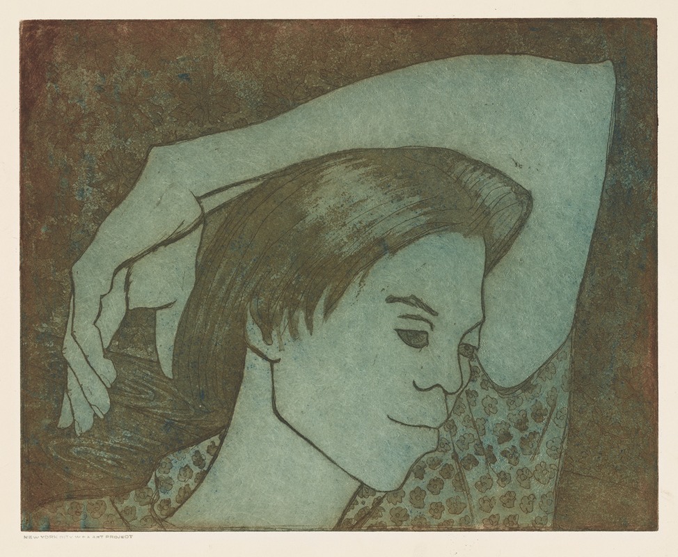 Anonymous - Woman with Arm on Head