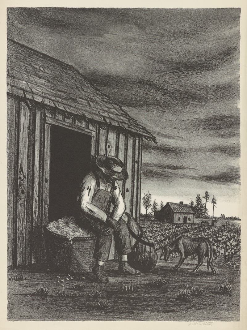 John MacWhirter - Sharecropper with Dog