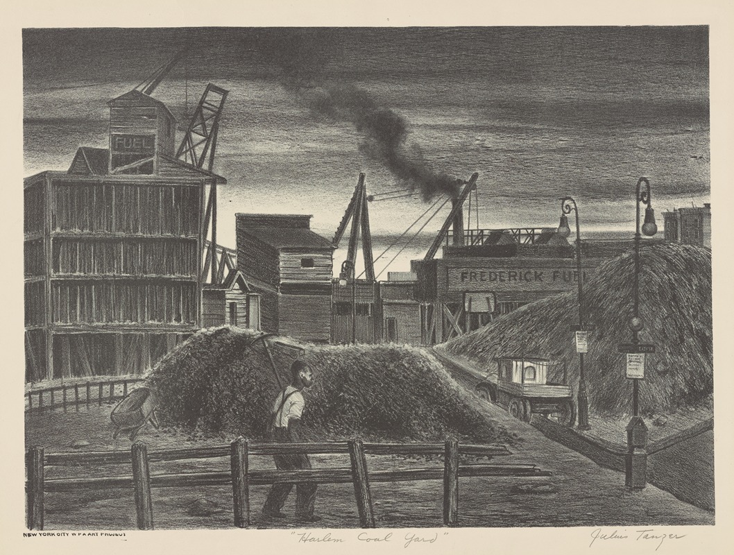 Julius Tanzer - Harlem Coal Yard