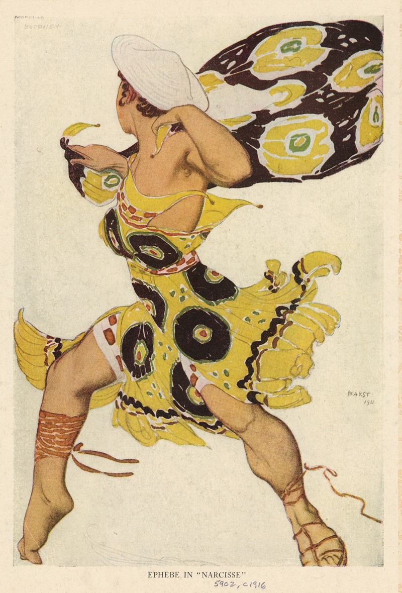 Léon Bakst - Ephebe in ‘Narcisse’