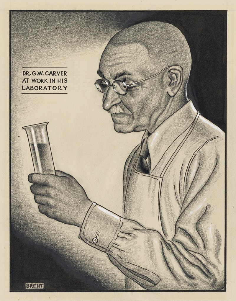 Richard Brent - Dr. G.W. Carver at Work in His Laboratory
