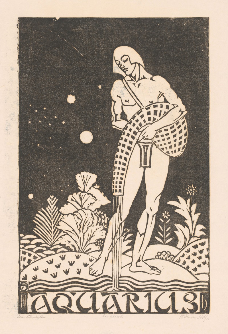 Henri van der Stok - Sterrenbeeld waterman