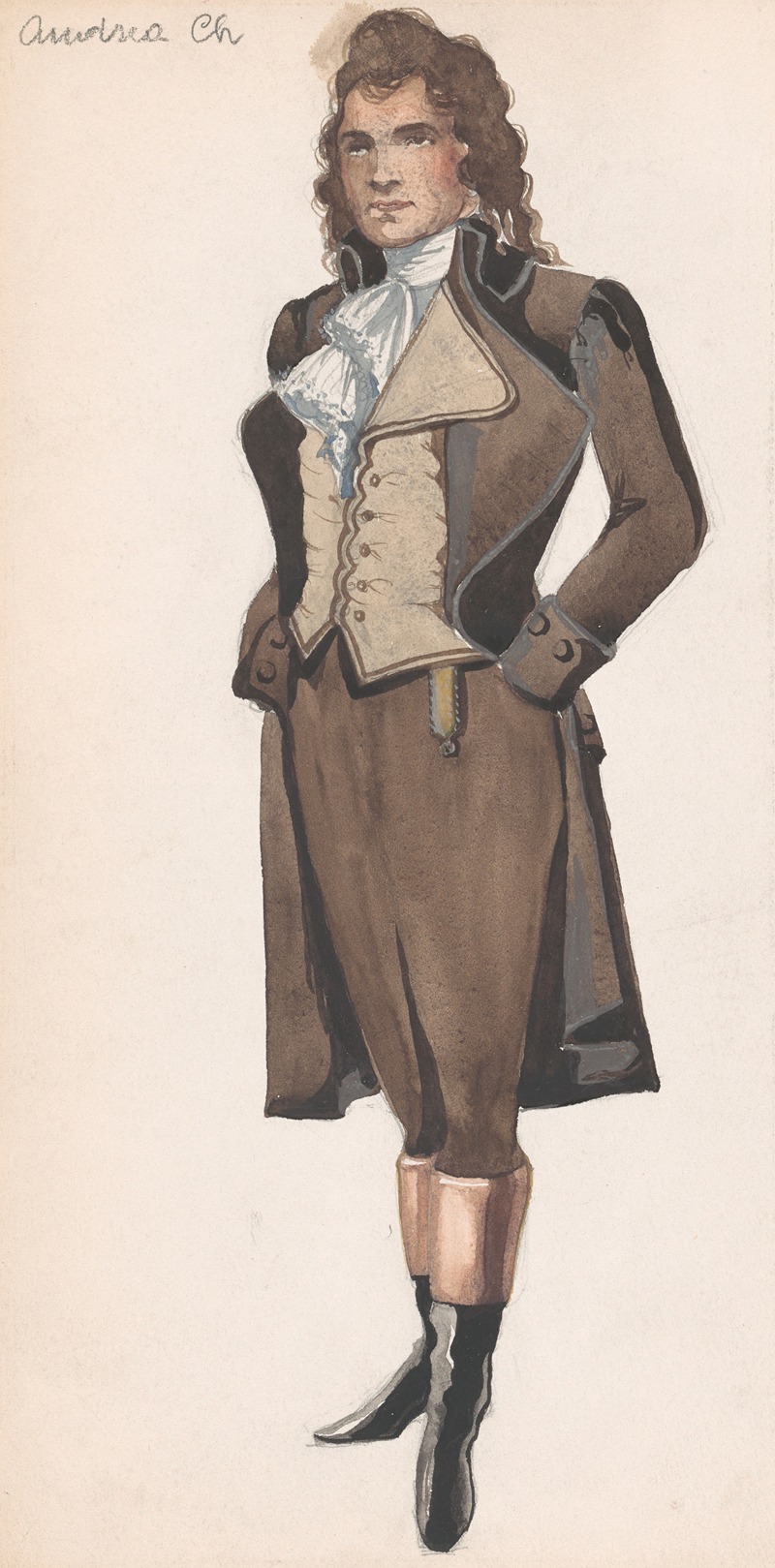 Mme Castel-Bert - Andrea Chénier; Costume; Chénier NAMES