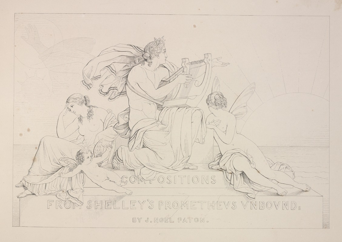 Sir Joseph Noel Paton - Title page