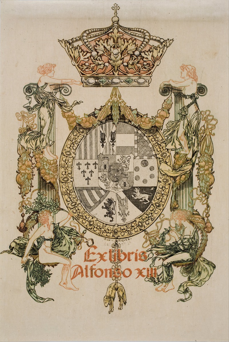 Alexandre de Riquer - Alfons XIII
