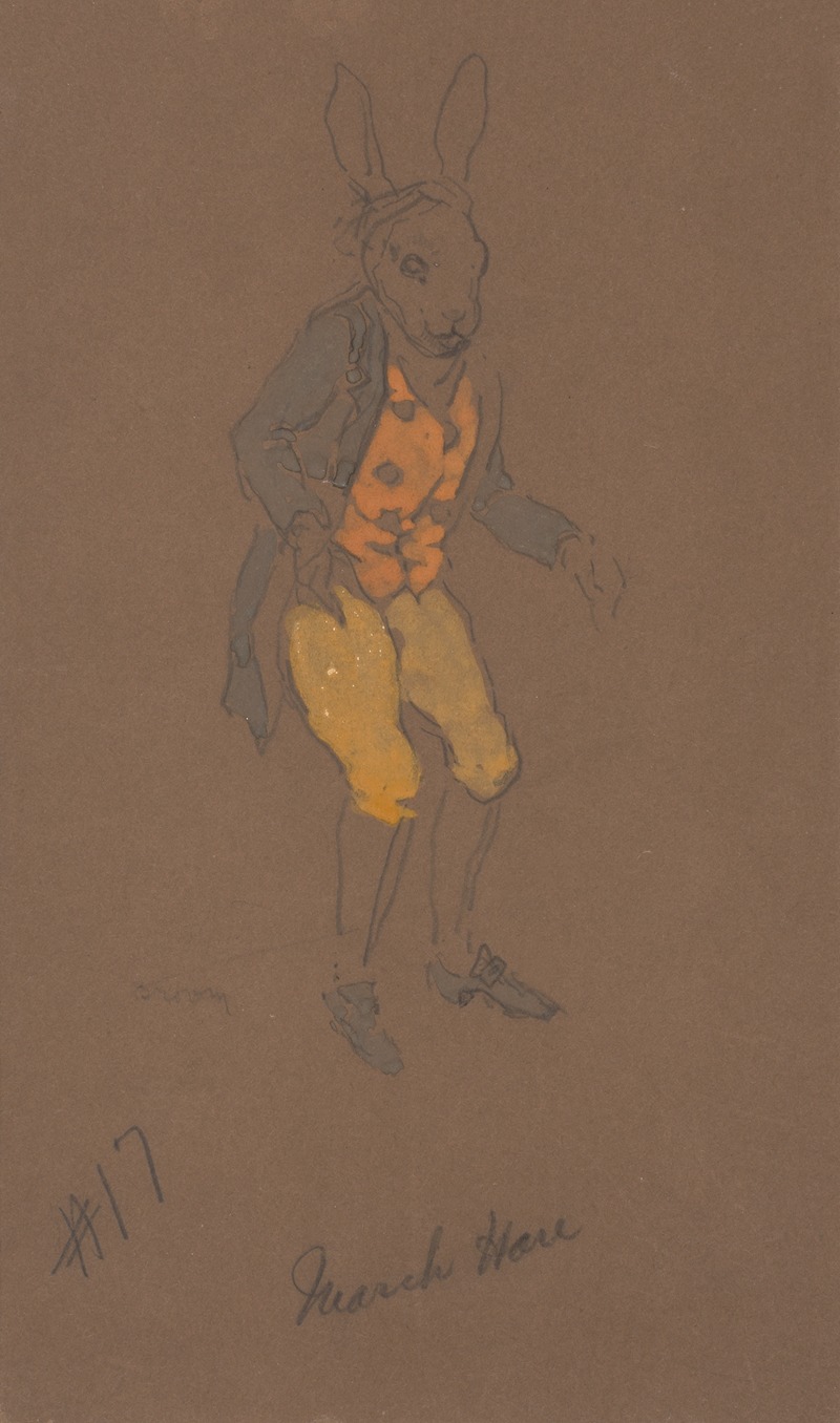 William Penhallow Henderson - March Hare (costume Design from Alice-in-Wonderland, 1915)