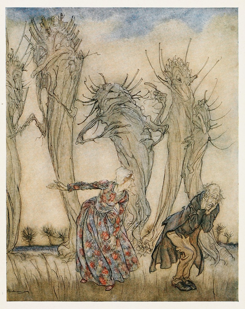 Arthur Rackham - And that is the story of Mr. and Mrs. Vinegar