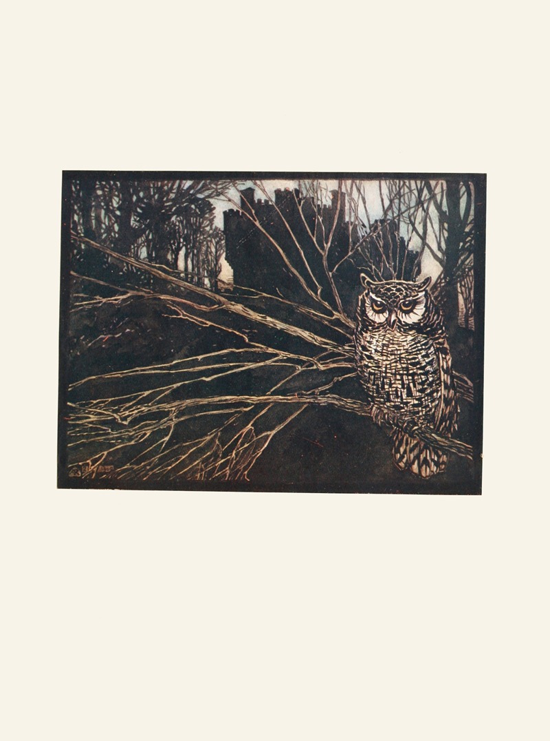 Arthur Rackham - Or a screech owl