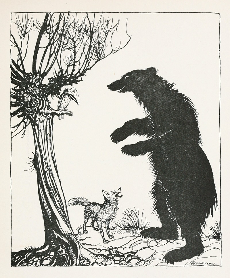 Arthur Rackham - The Bear and the Fox