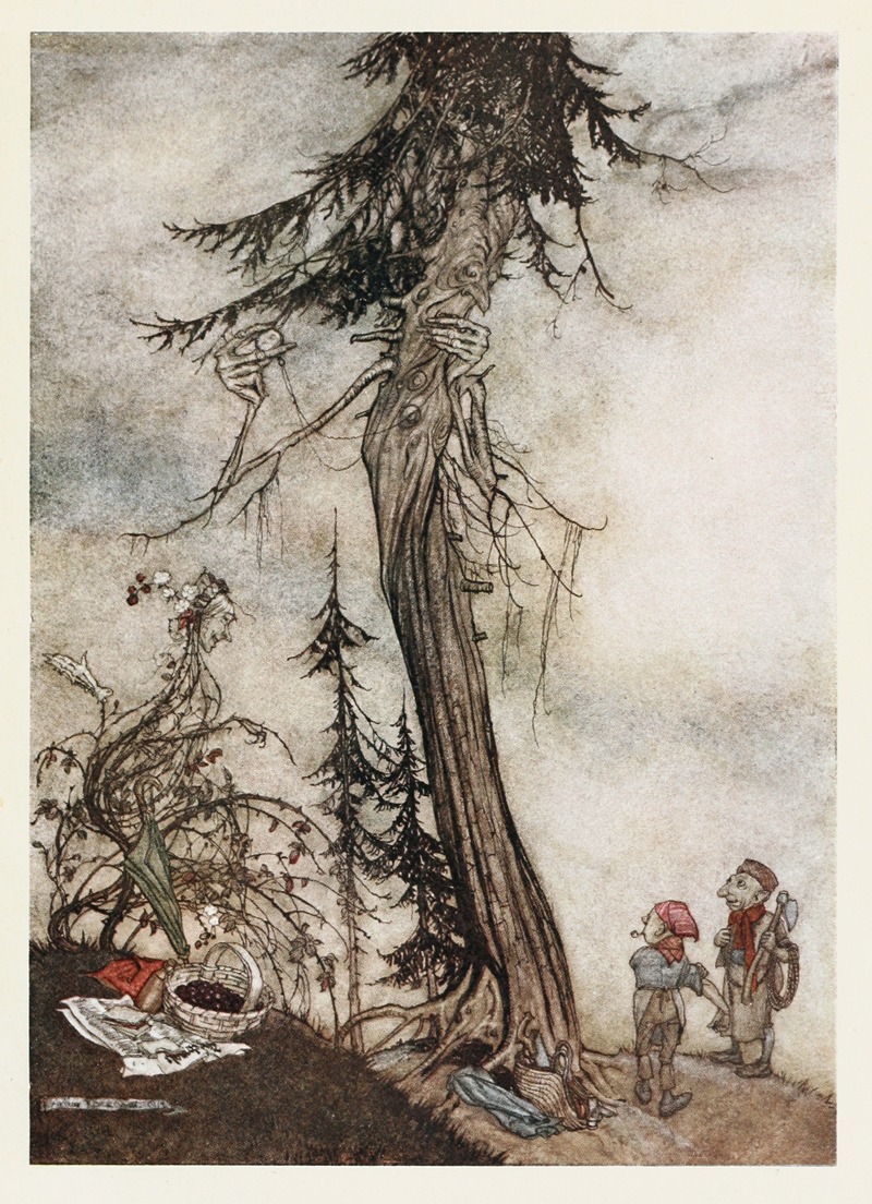 Arthur Rackham - The Fir-tree and the Bramble