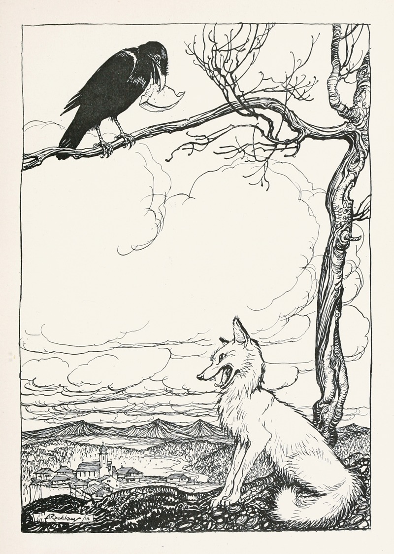 Arthur Rackham - The Fox and the Crow