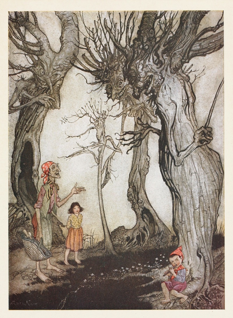 Arthur Rackham - The Trees and the Axe