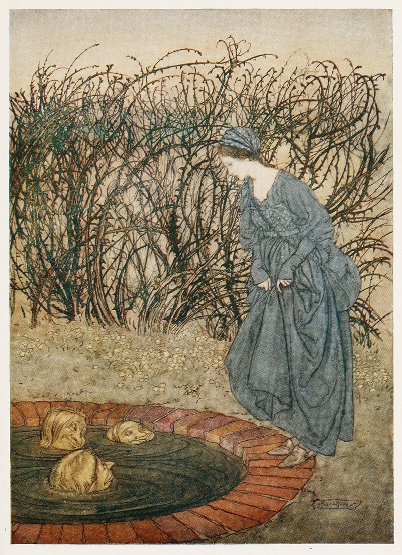 Arthur Rackham - They thanked her and said good-bye, and she went on her journey