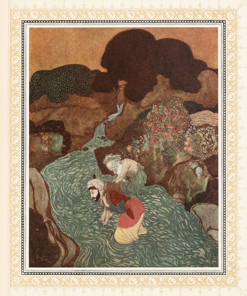 Edmund Dulac - The Episode of the Old Man of the Sea