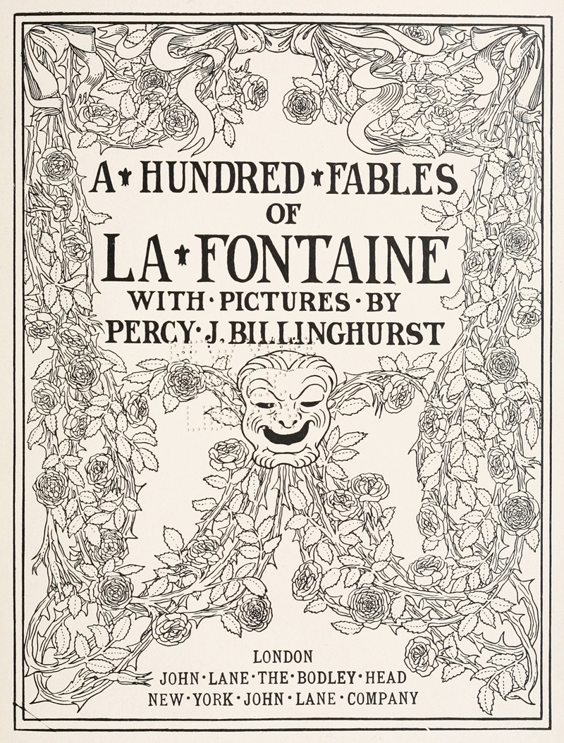 Percy J. Billinghurst - A Hundred fables of La Fontaine – Frontispiece