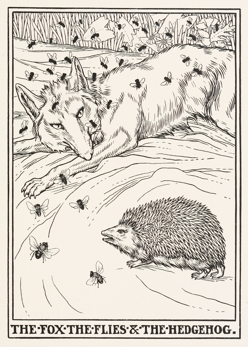Percy J. Billinghurst - The Fox, the Flies, and the Hedgehog