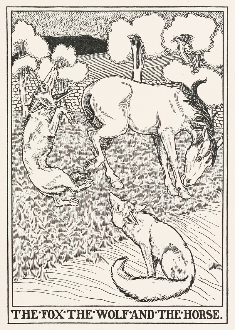 Percy J. Billinghurst - The Fox, the Wolf, and the Horse
