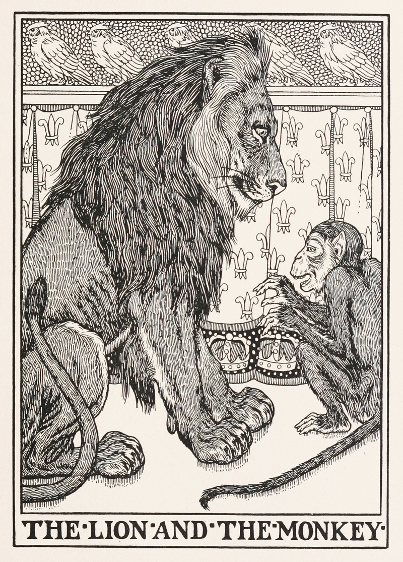 Percy J. Billinghurst - The Lion and the Monkey