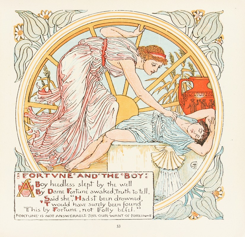 Walter Crane - Fortune and the Boy