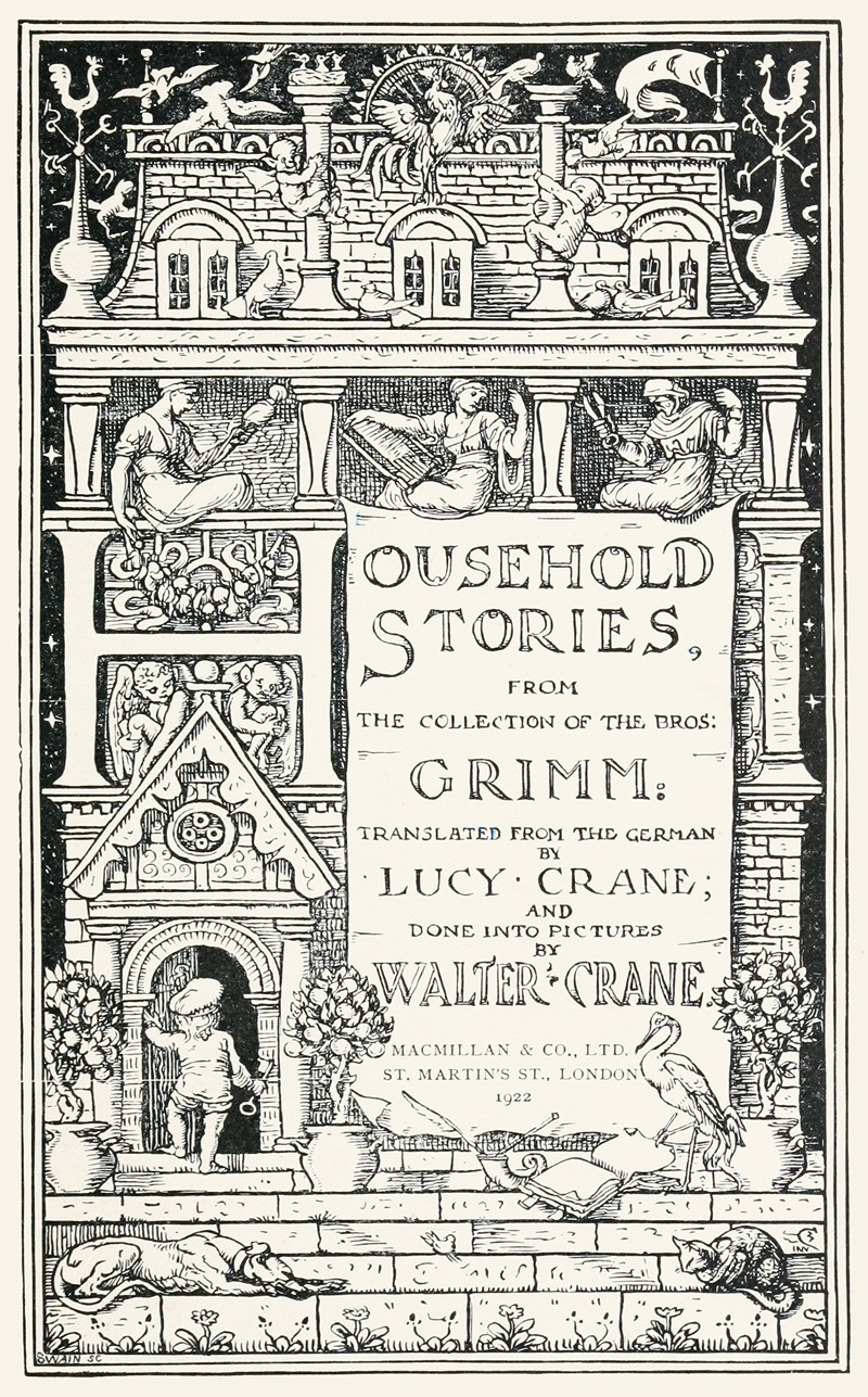 Walter Crane - Household stories from the collection of the Bros. Grimm