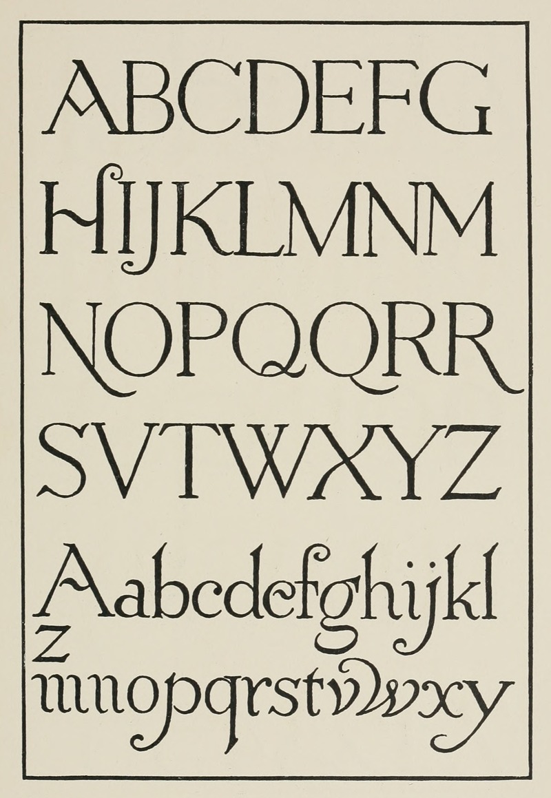 Frank Chouteau Brown - English 12th Century Incised Letters