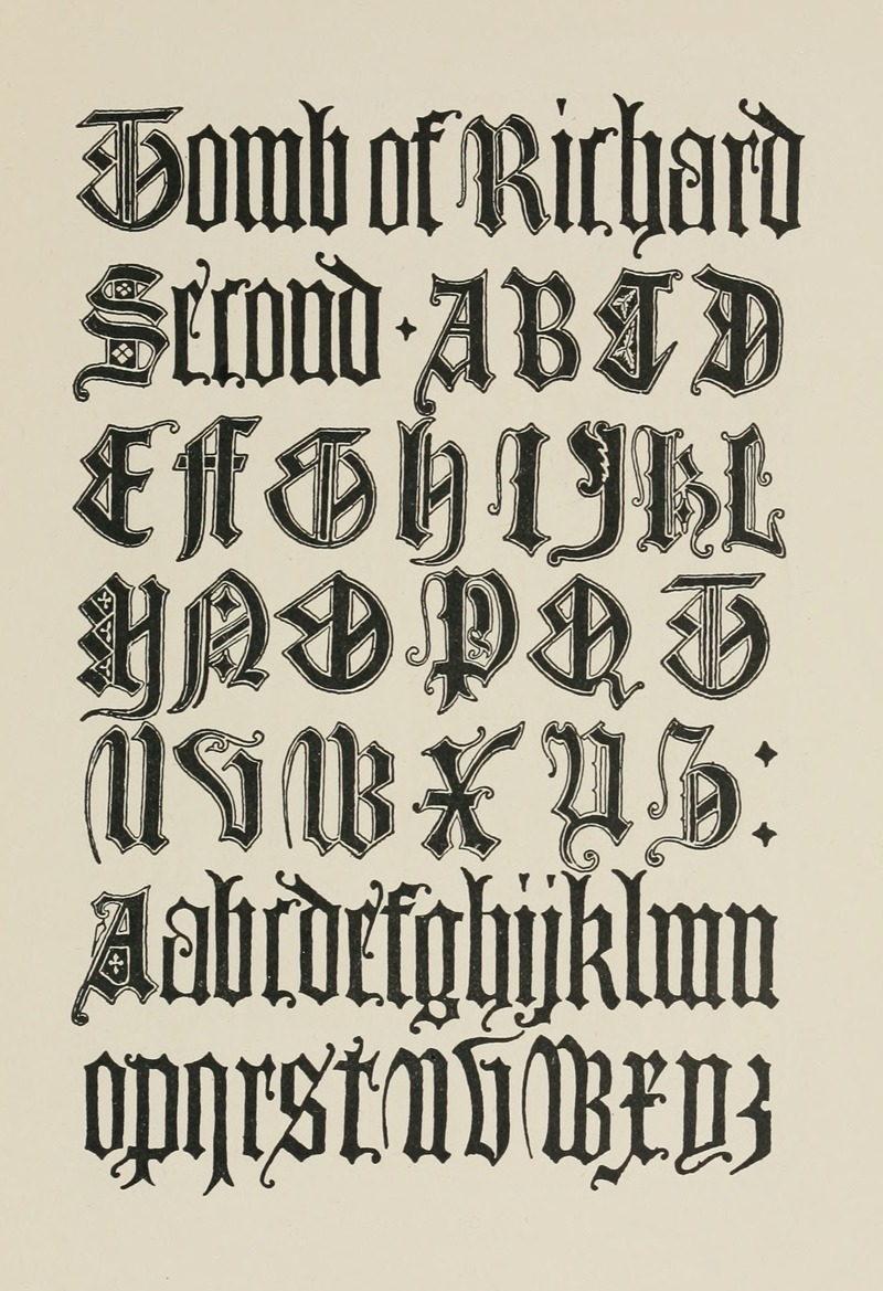 Frank Chouteau Brown - English Gothic Letters 2