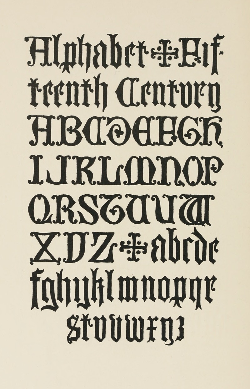 Frank Chouteau Brown - English Gothic Letters
