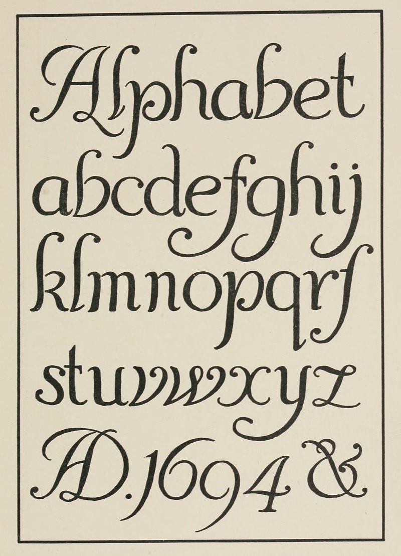Frank Chouteau Brown - English Incised Script