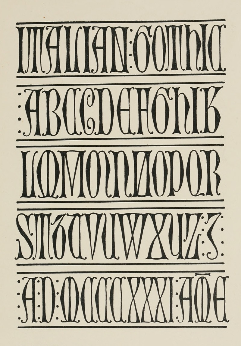 Frank Chouteau Brown - French and Spanish Uncial Capitals