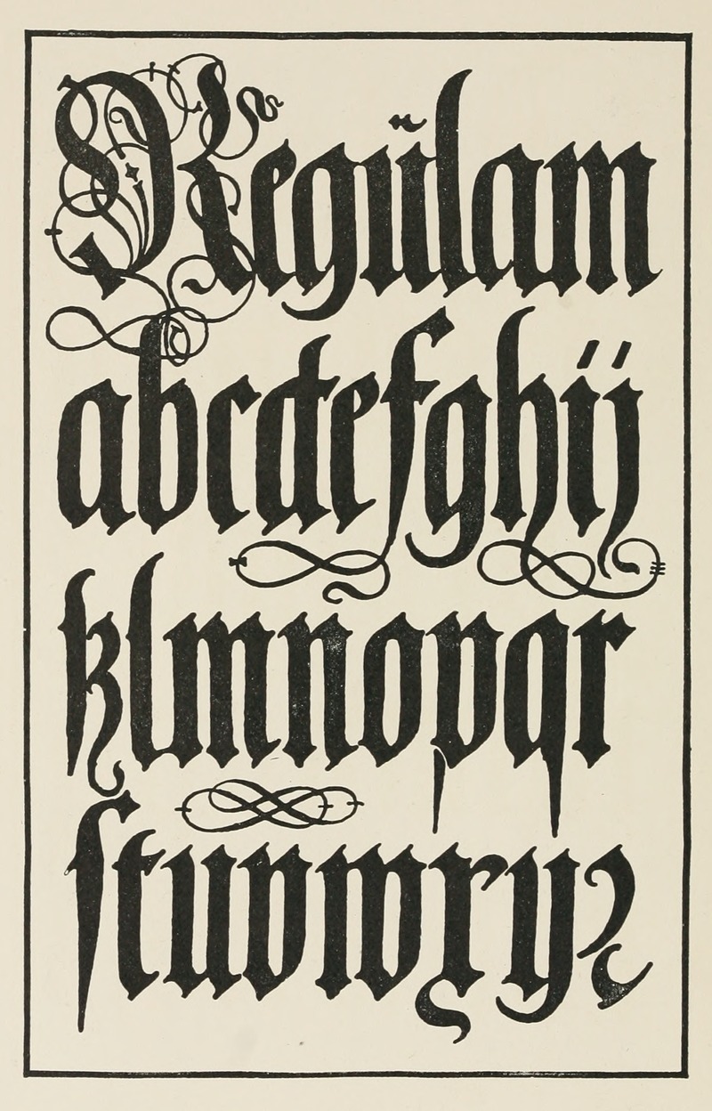 Frank Chouteau Brown - German Blackletters From a Brass