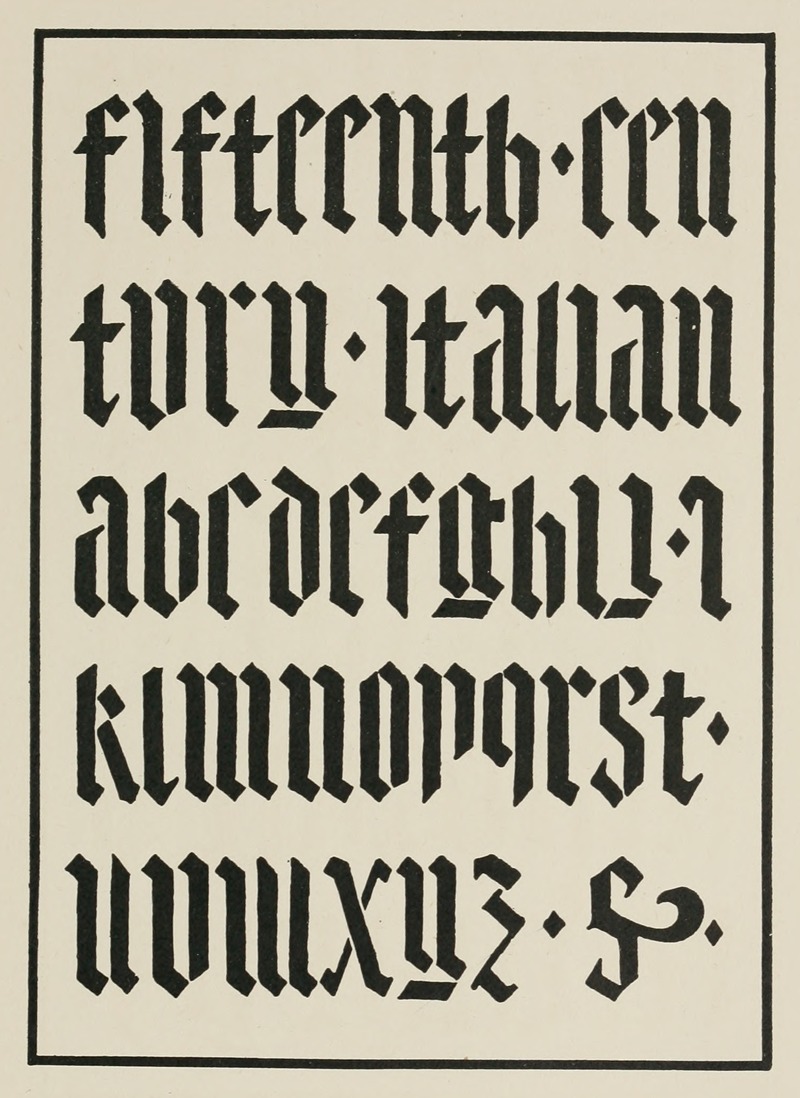Frank Chouteau Brown - Italian Inlaid Blackletters
