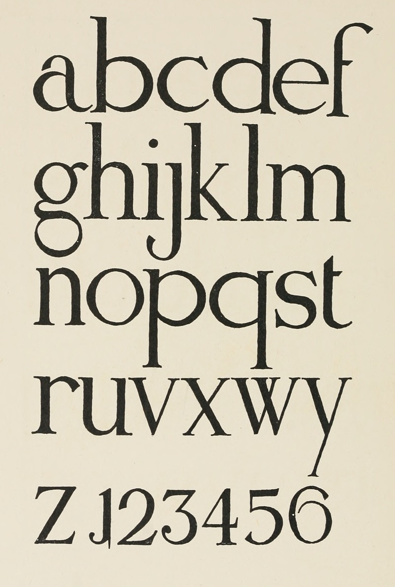 Frank Chouteau Brown - Modern Small Letters