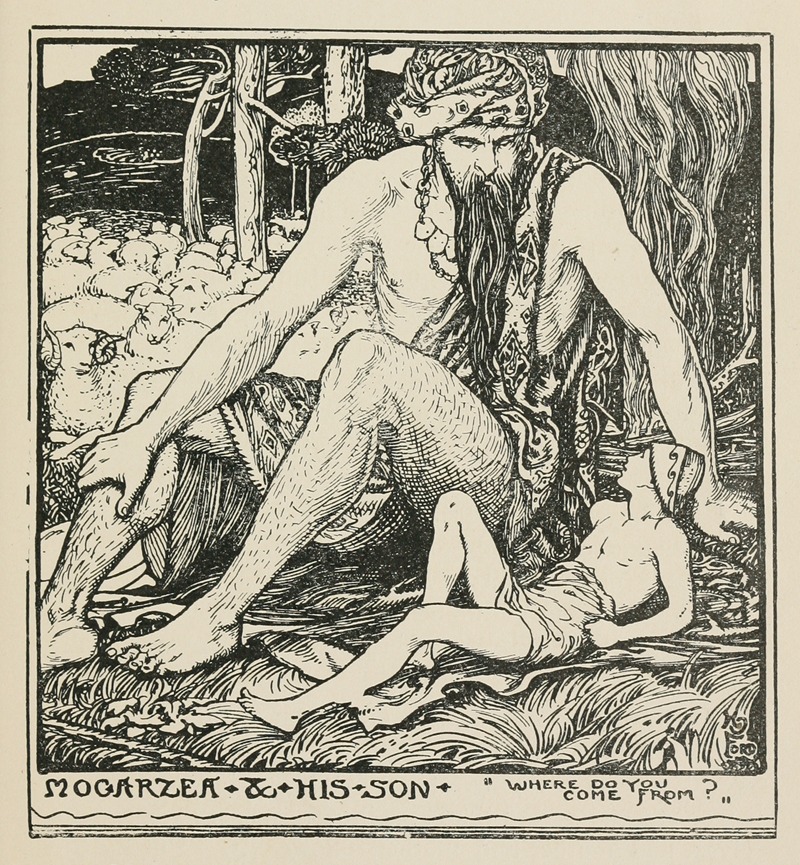 Henry Justice Ford - Mogarzea and his Son; Where do you come from