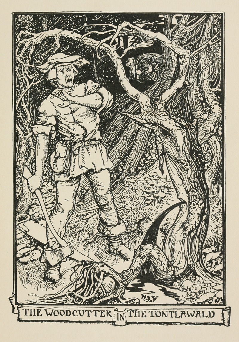 Henry Justice Ford - The Woodcutter in the Tontlawald