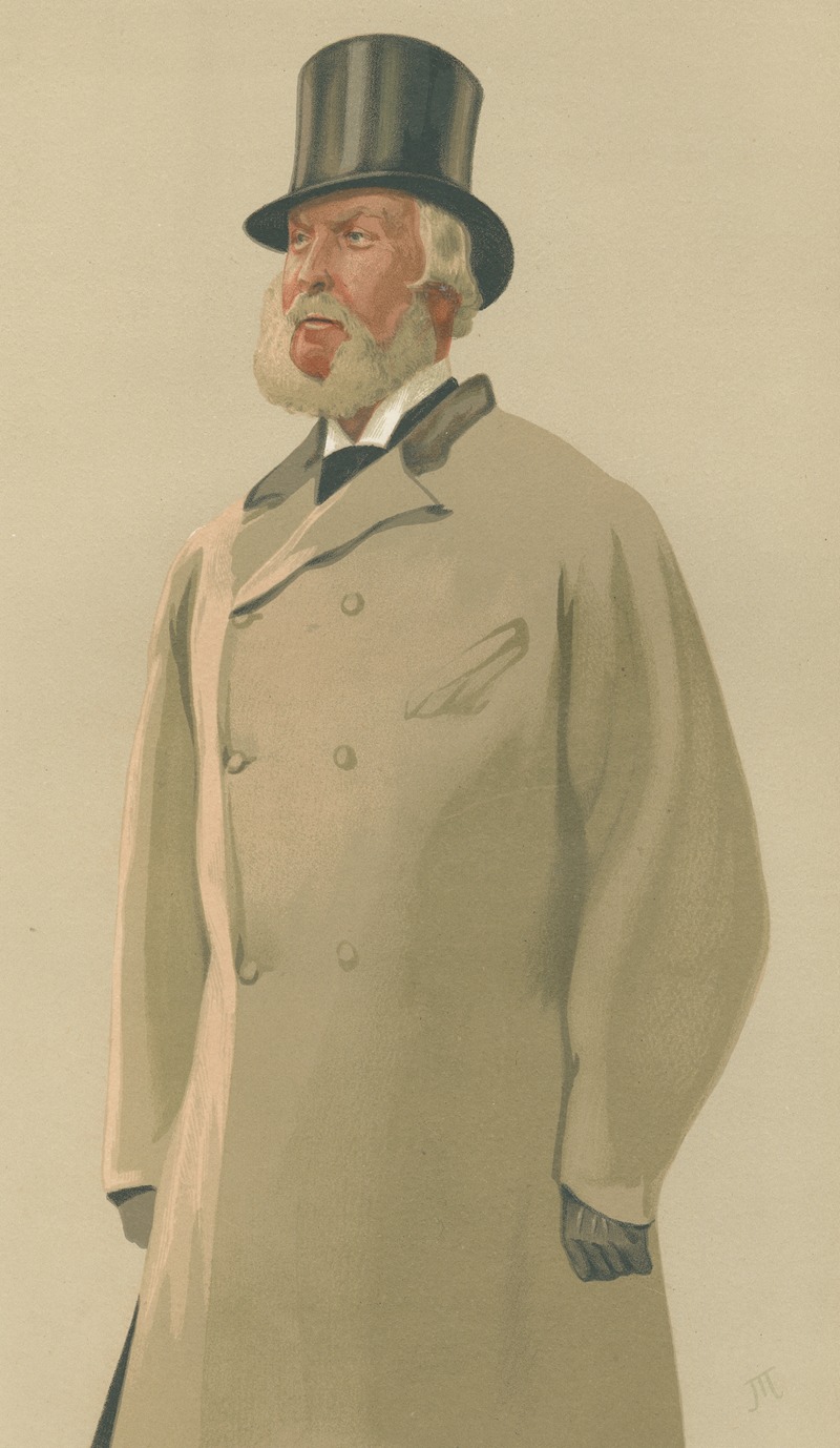 James Tissot - Vanity Fair; Military and Navy; ‘Jim’, Major-General the Hon. James MacDonald, April 1, 1876