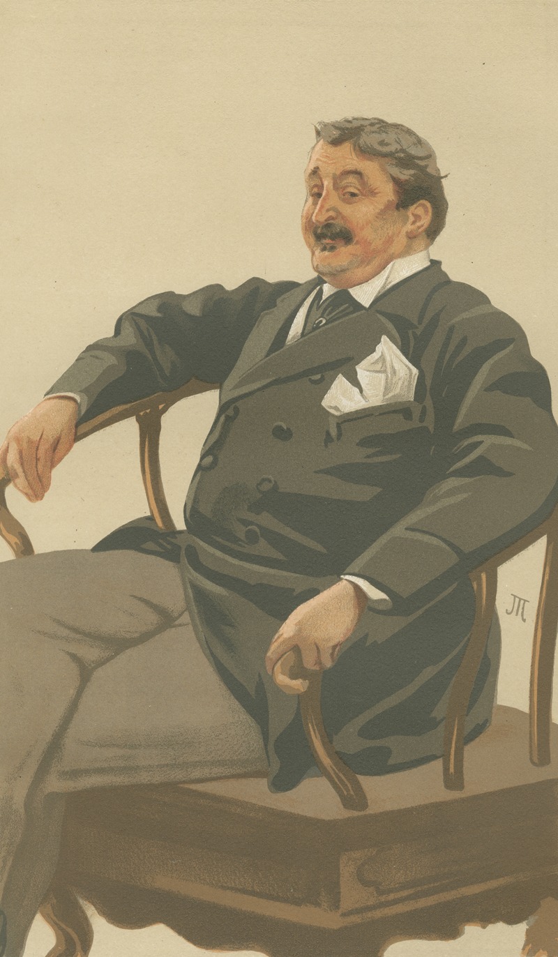 James Tissot - Vanity Fair; Military and Navy; ‘The Queen’s Landlord’, Colonel James Farquharson of Invercauld, August 26, 1876
