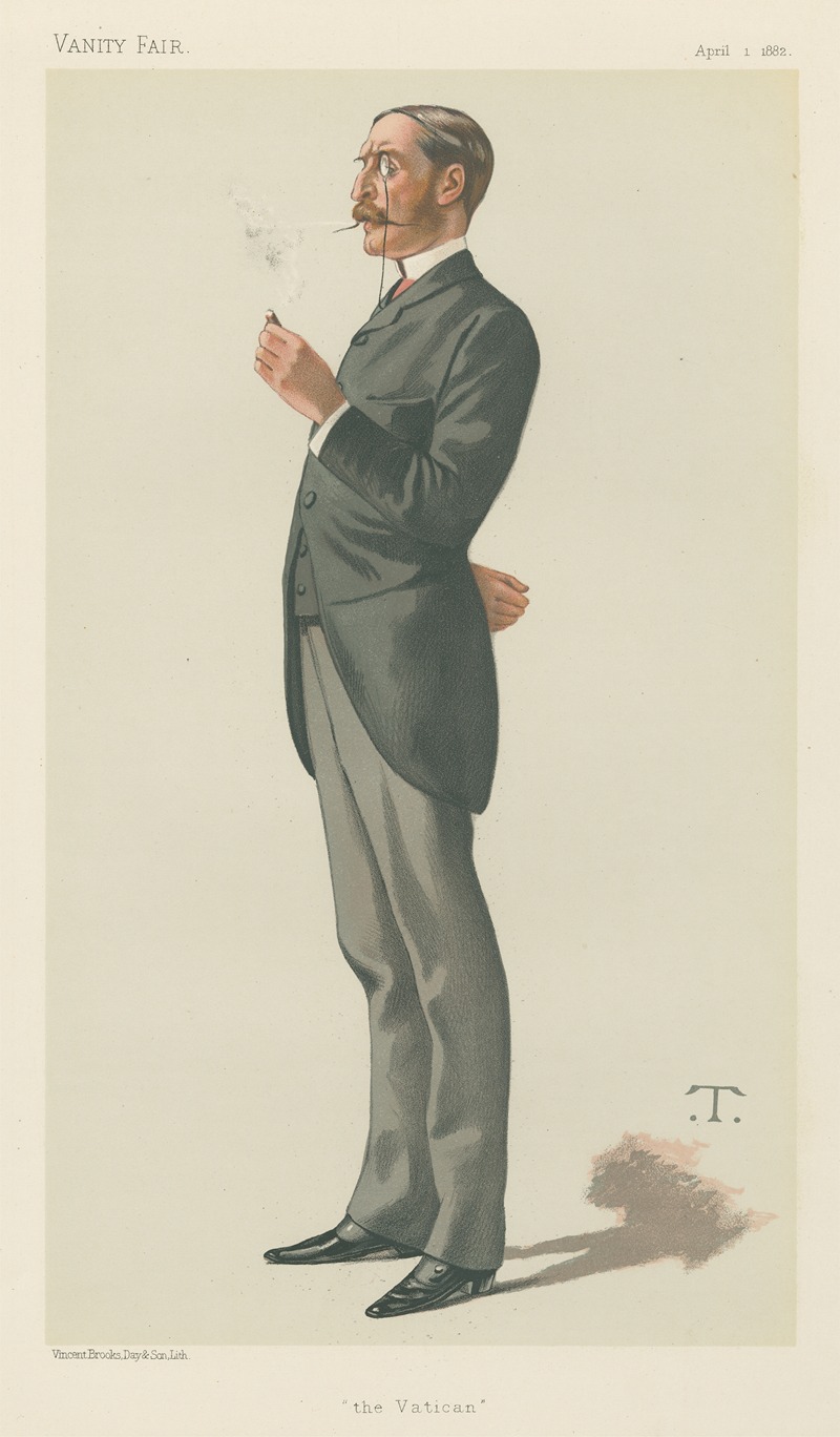 Théobald Chartran - Politicians – Vanity Fair – Mr. George Errington. April 1, 1882