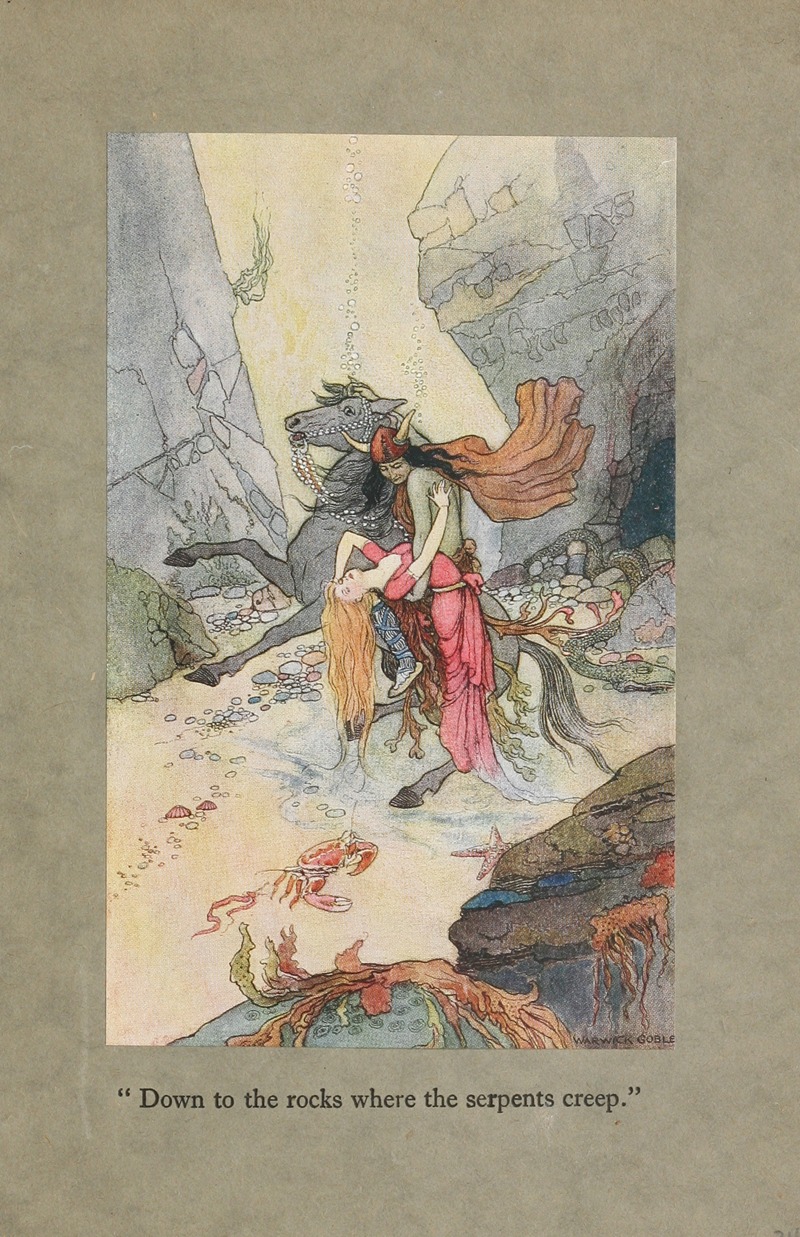 Warwick Goble - ‘Down to the rocks where the serpents creep.’