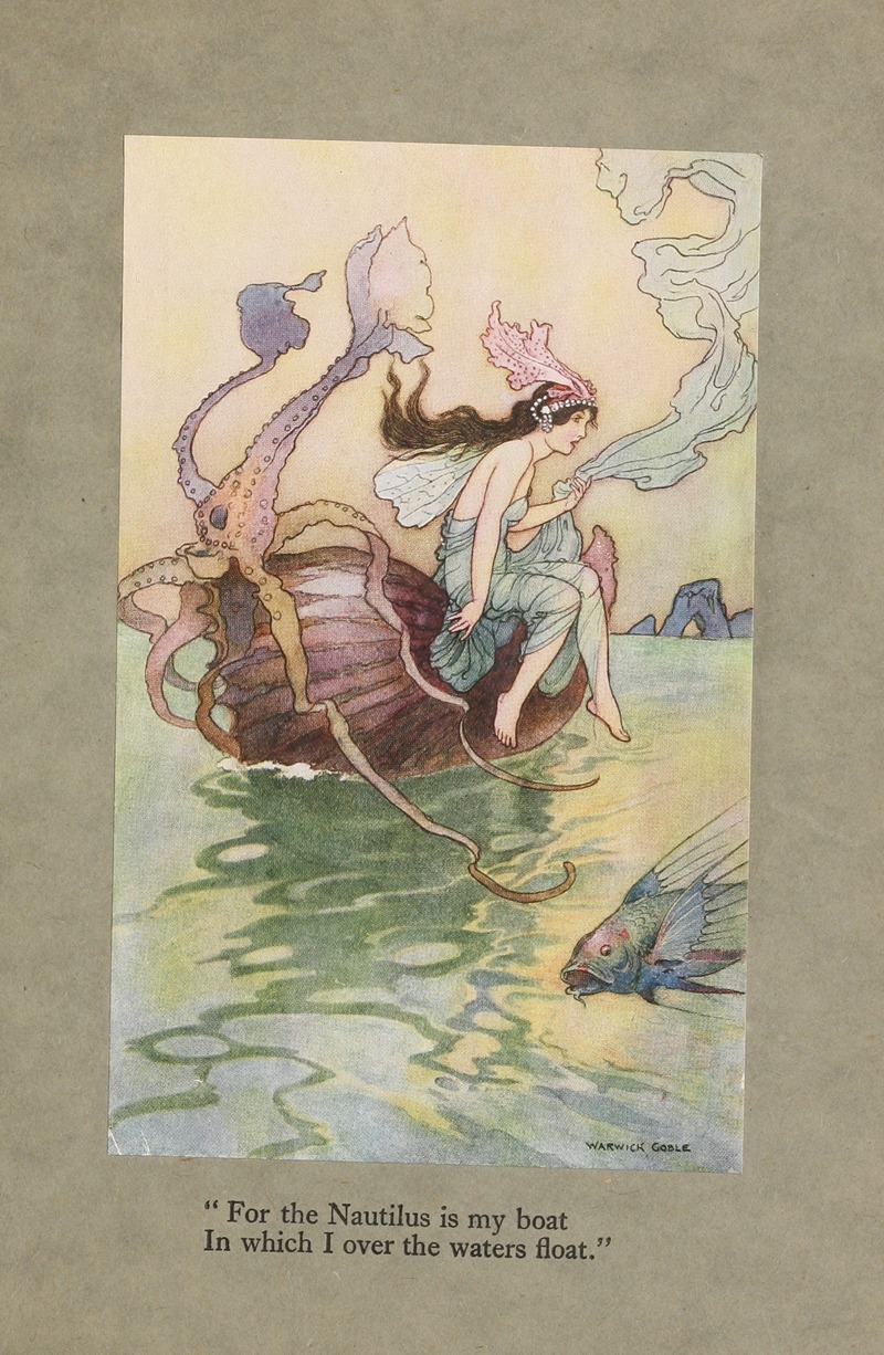 Warwick Goble - ‘For the Nautilus is my boat in which i over the waters fioat.’