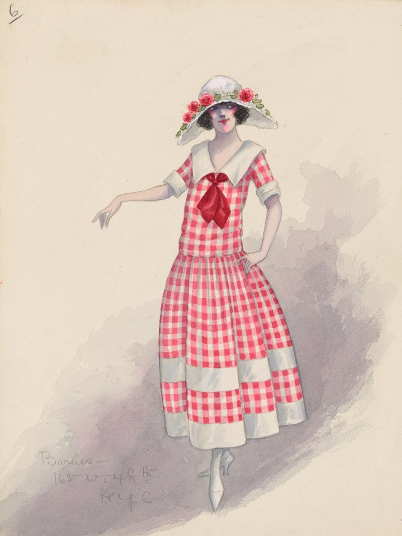 Will R. Barnes - Gingham girl, 6