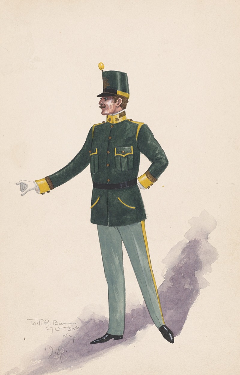 Will R. Barnes - Officer costume