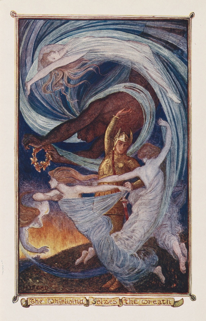 Henry Justice Ford - The Whirlwind seizes the wreath
