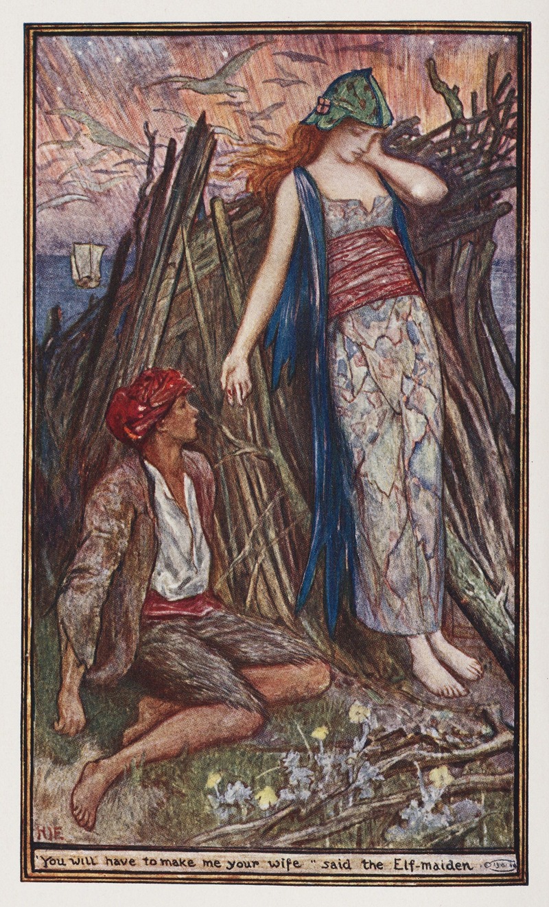 Henry Justice Ford - ‘You will have to make me your wife’ said the Eld-maiden