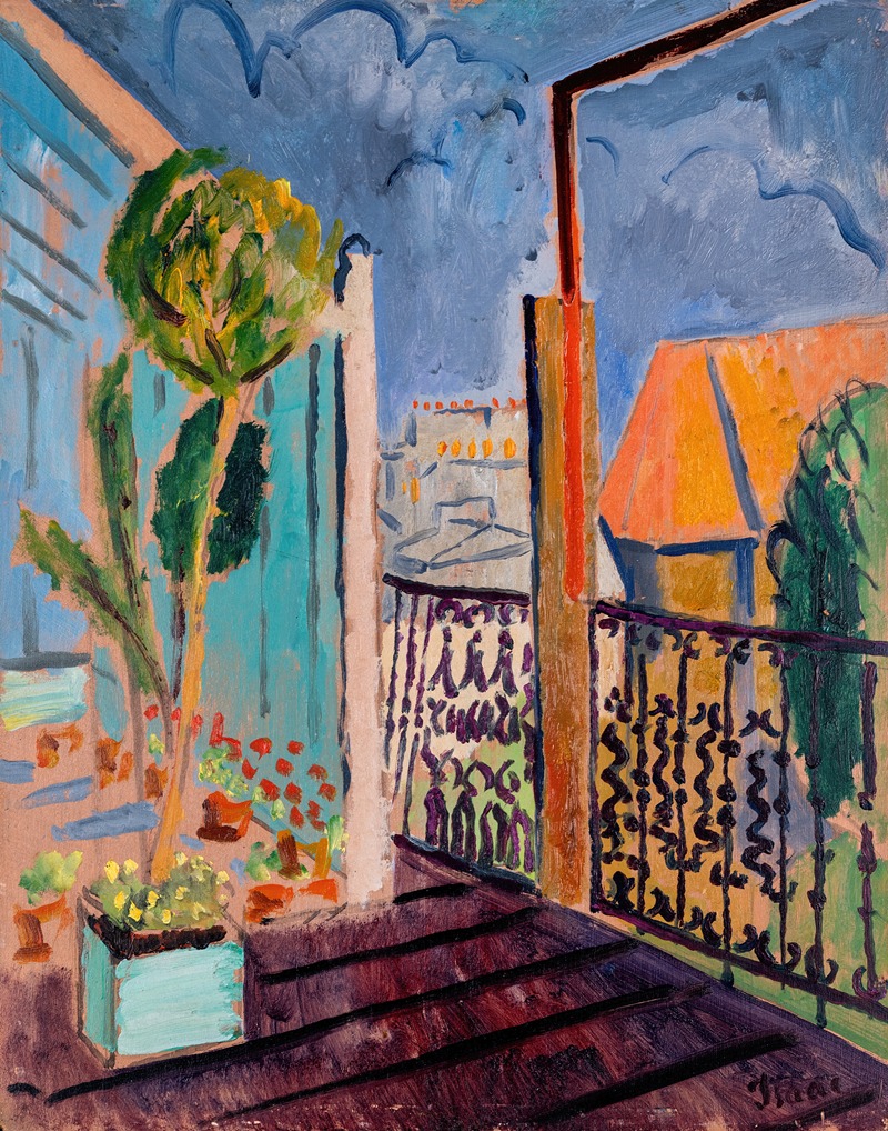 Isaac Grünewald - View from the Studio Window