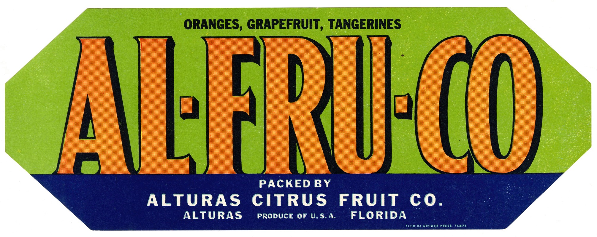 Anonymous - Al-Fru-Co Citrus Label